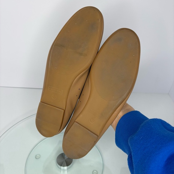 Everlane The Day Glove Flats Tan Caramel Leather Size 10 Minimalist Shoes - Picture 10 of 10